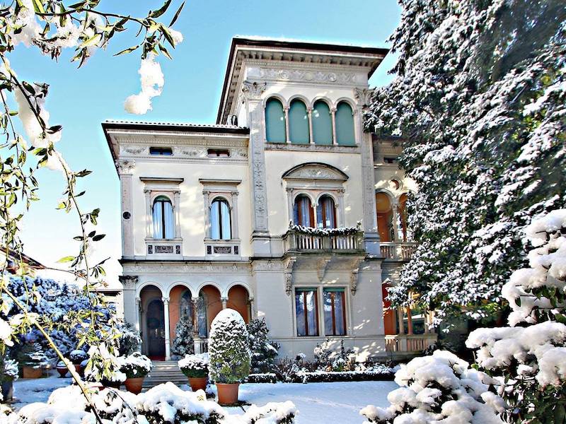 Villa Abbazia vicino a Treviso è tra i bike hotels di lusso in Italia